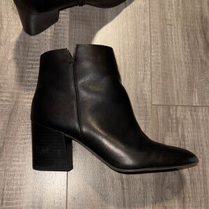 Franco Sarto Black Ankle Boots